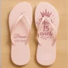 Chinelo de dedo Debutante Rosa 'Meus 15 Anos"