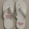 Chinelo de dedo Corporativo Branco Rocket Névoa Tech