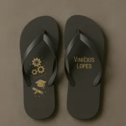 Chinelo de dedo Formatura Cinza Engrenagem