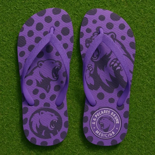 Chinelo de dedo Atlética Roxo Polares da UNA
