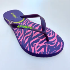 Chinelo de dedo Afropé Feminino Roxo Tigresa
