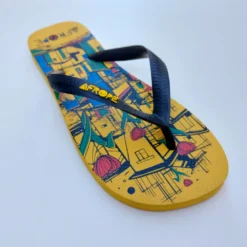 Chinelo de dedo Afropé Masculino Amarelo