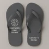 Chinelo de dedo Corporativo Cinza Brain Instituto Coral