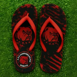 Chinelo de dedo Atlética Vermelho Guardiões da PUC