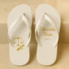 Chinelo de dedo Formatura Branco Direito Balança