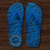 Chinelo de dedo Atlética Azul Listrado Contasfera