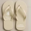 Chinelo de dedo Corporativo Bege Hearth Clínica Horizonte