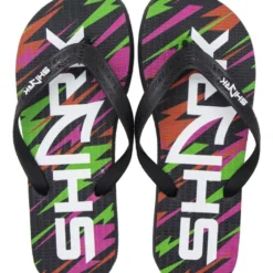 Chinelo de dedo Shark Preto Colorido