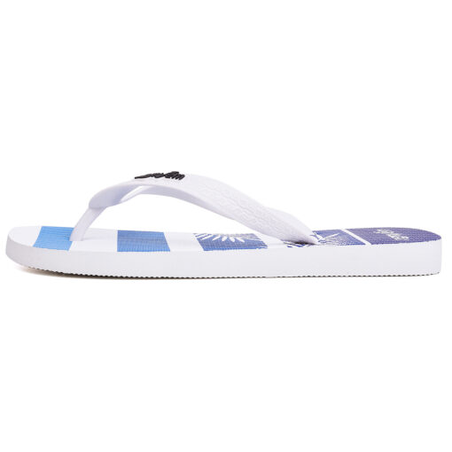 Chinelo de dedo Nem Vem Azul Listrado Palmeiras - Imagem 3