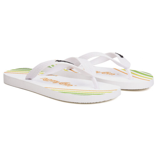 Chinelo de dedo Nem Vem Listras Verde Limão - Imagem 5