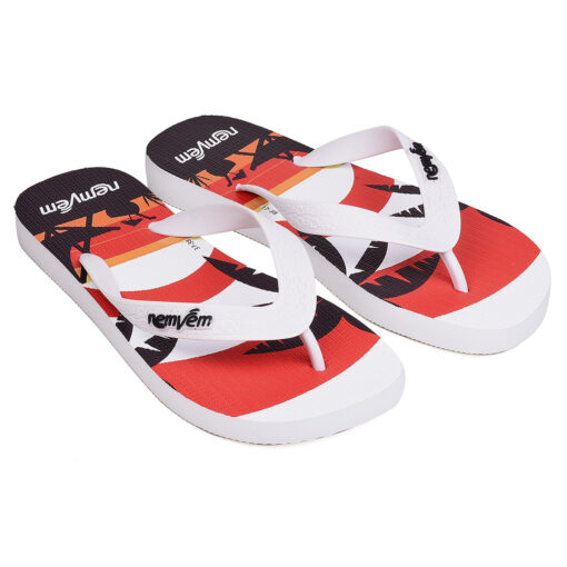 Chinelo de dedo Nem Vem Vermelho Pôr do Sol - Imagem 5