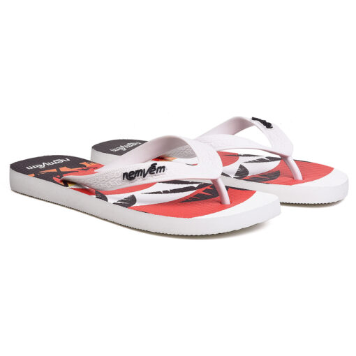 Chinelo de dedo Nem Vem Vermelho Pôr do Sol - Imagem 4